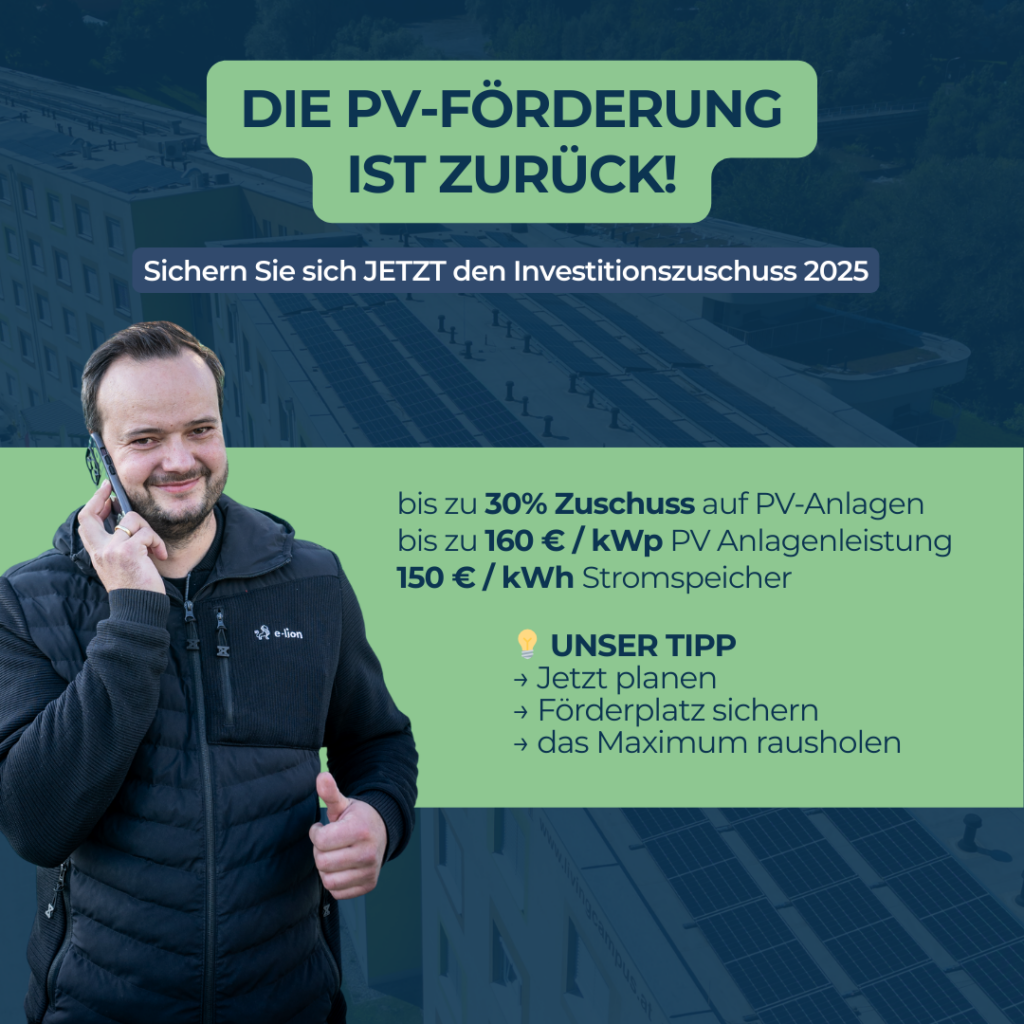EAG Investitionszuschuss 2025